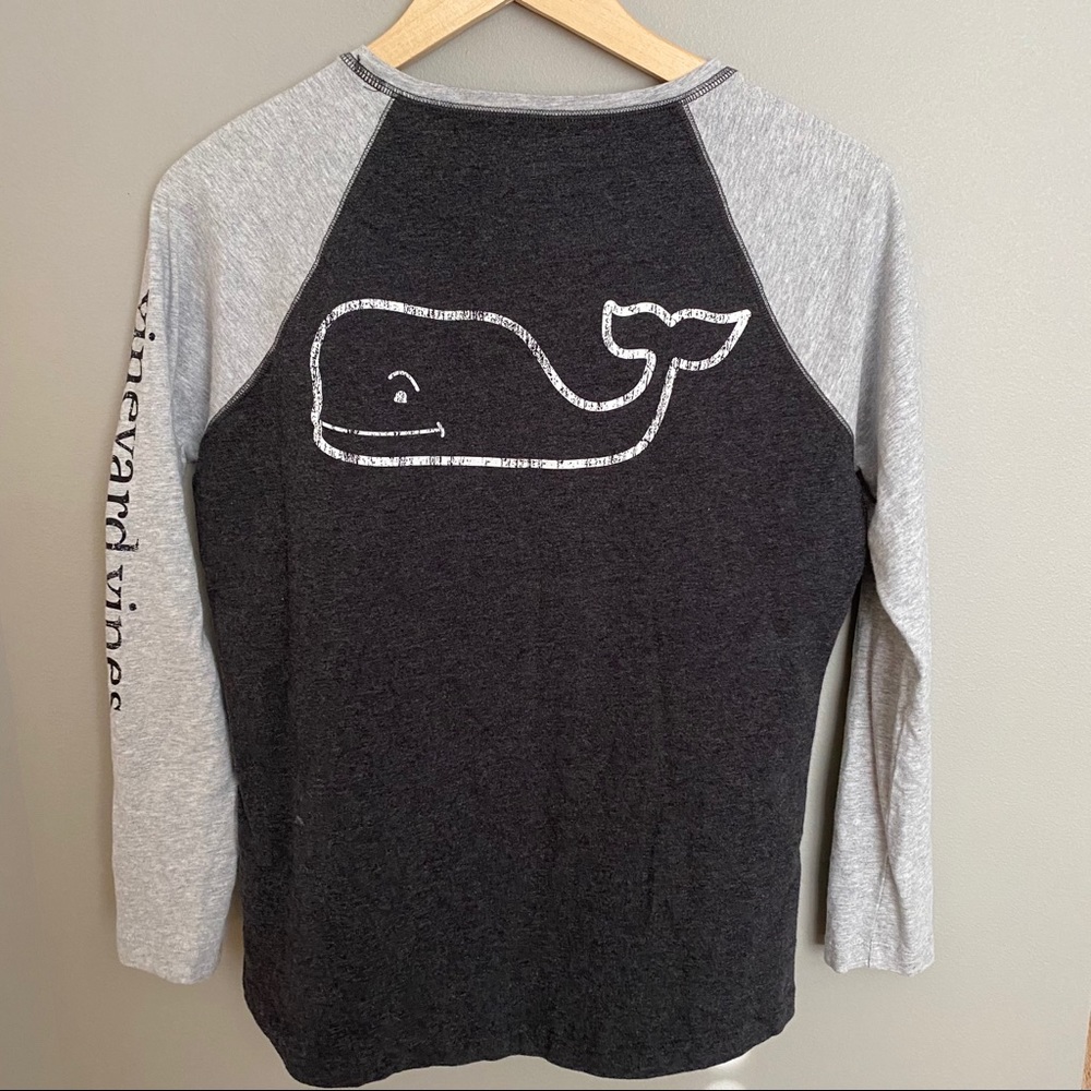 Vineyard Vines Long Sleeve Raglan Baseball Tee XS